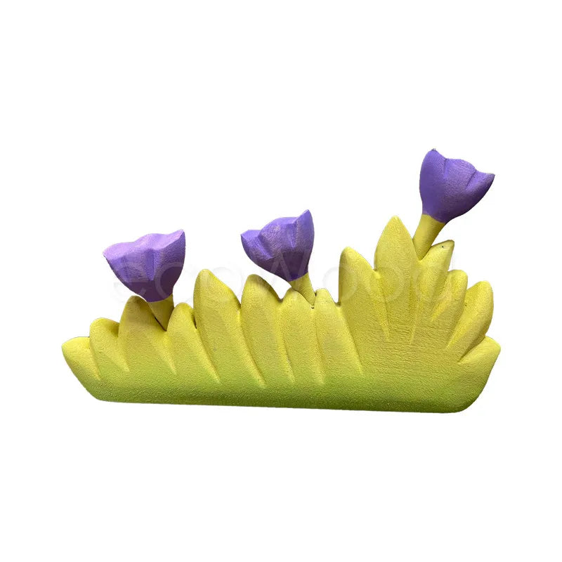 Kids Wooden Scene Building Toy Set – Montessori Pretend Play Educational Toys