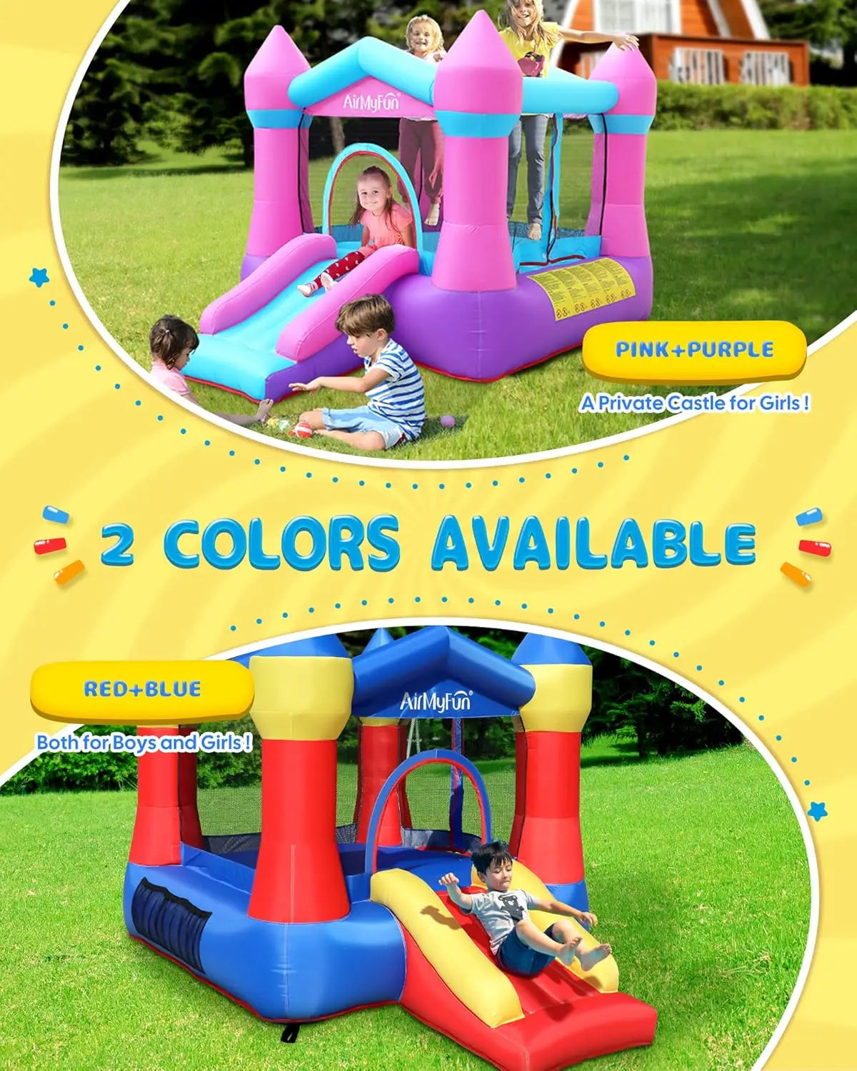 Inflatable Bounce House with Slide
