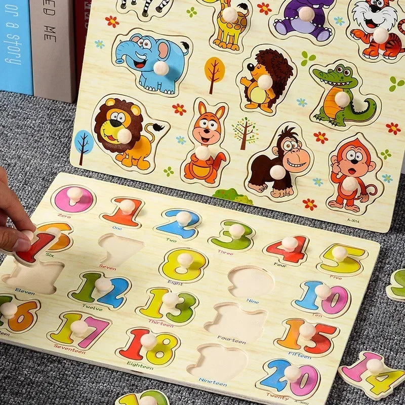 Wooden Puzzle – Educational Toy for Kids