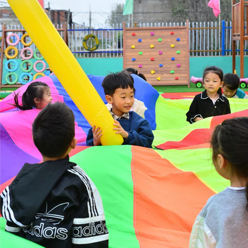 Rainbow Parachute Game