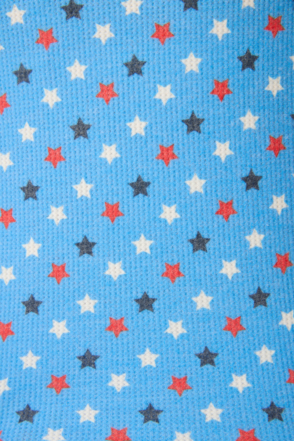 Star Spangled Summer Bay Blue Star Print Sleep Shorts