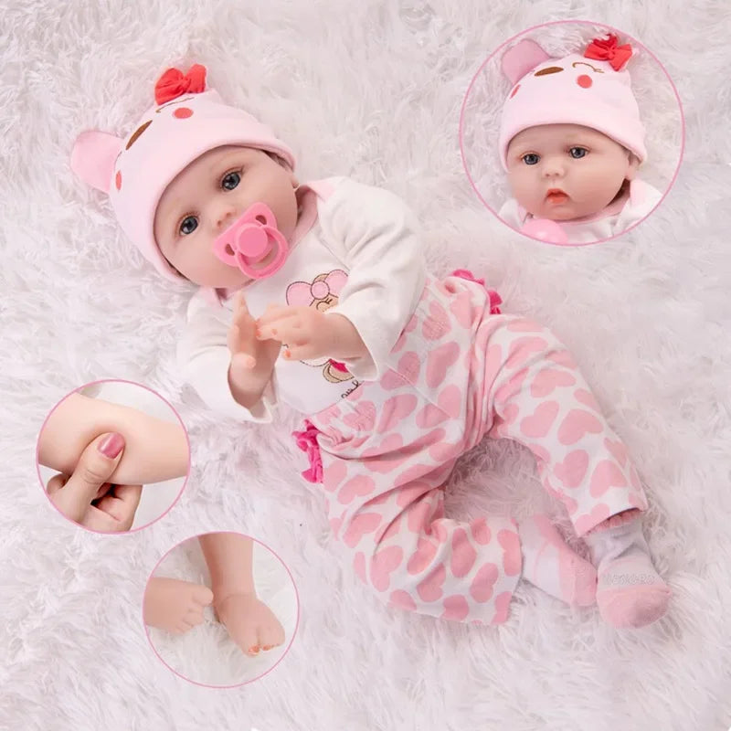 Realistic Soft Vinyl Reborn Baby Doll