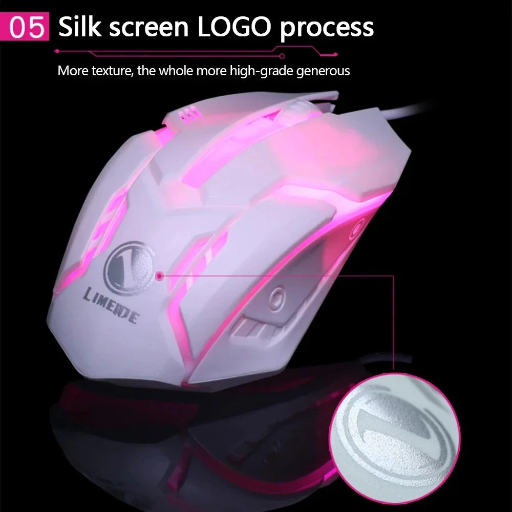 RGB Backlit Wired Gaming Mouse (Buy 1 Get 2 Free)