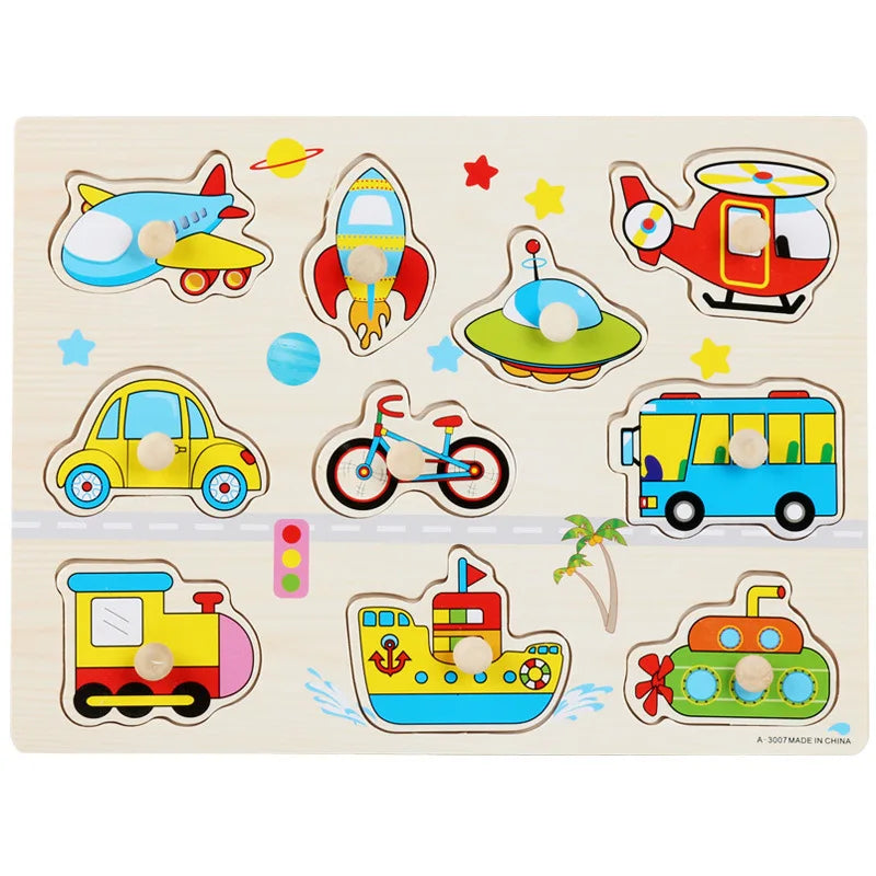 Wooden Puzzle – Educational Toy for Kids