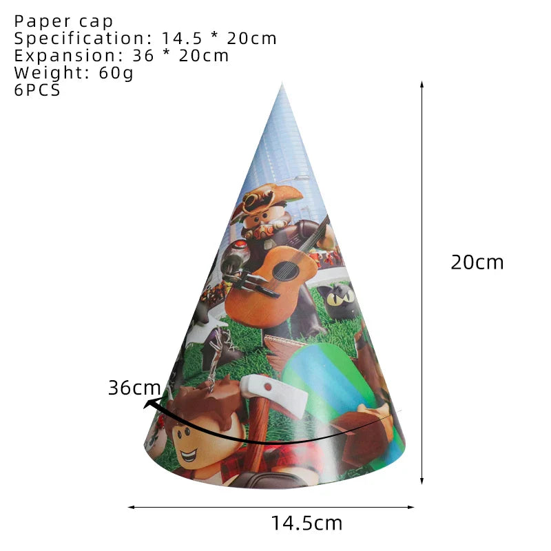 Roblox Birthday Party Decor Set