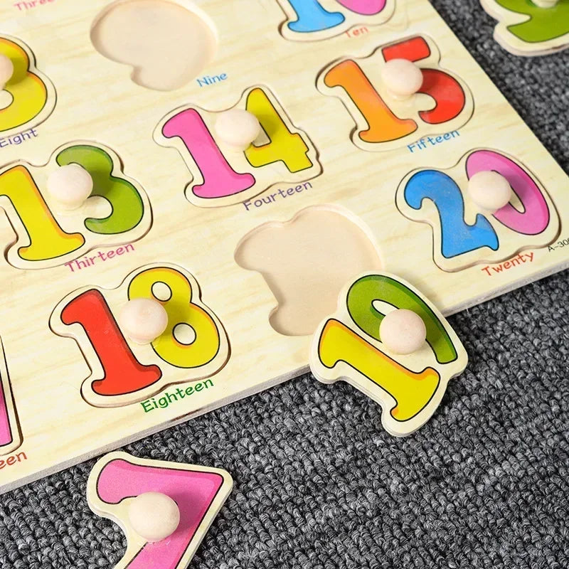 Wooden Puzzle – Educational Toy for Kids