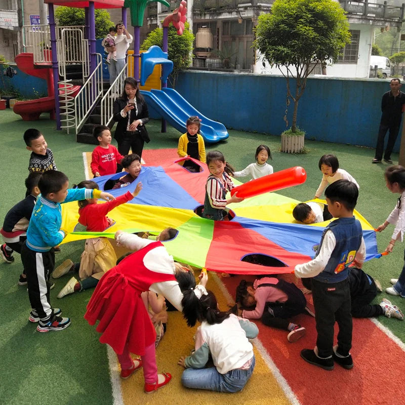 Rainbow Parachute Game