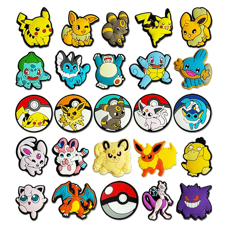 Pokemon Shoe Charms