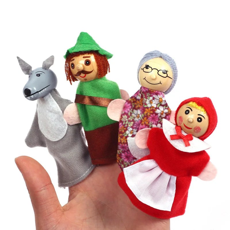Soft Animal Finger Puppet Toys