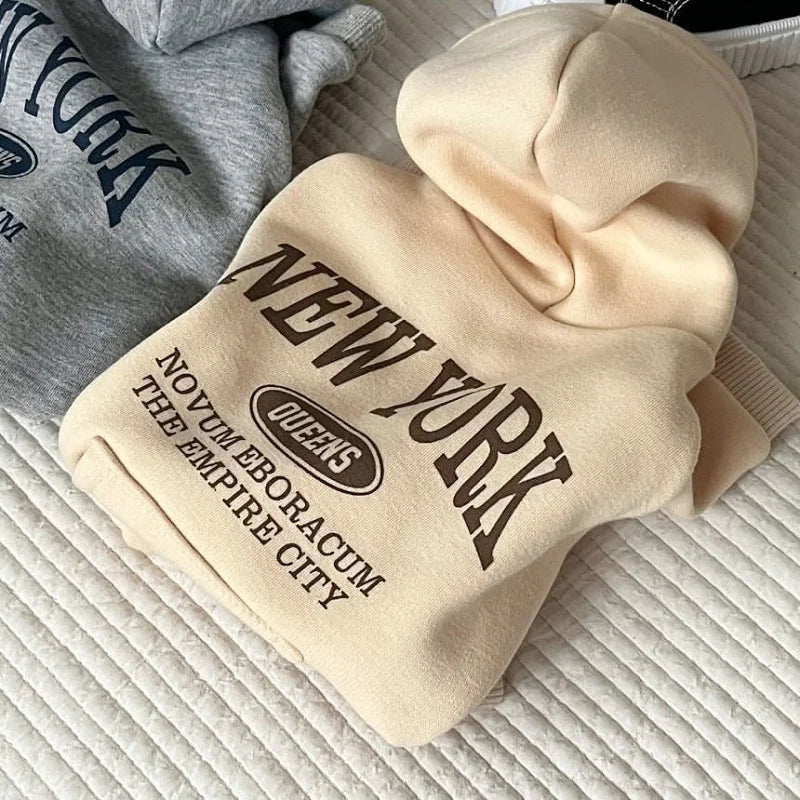Letter Print Dog Hoodie