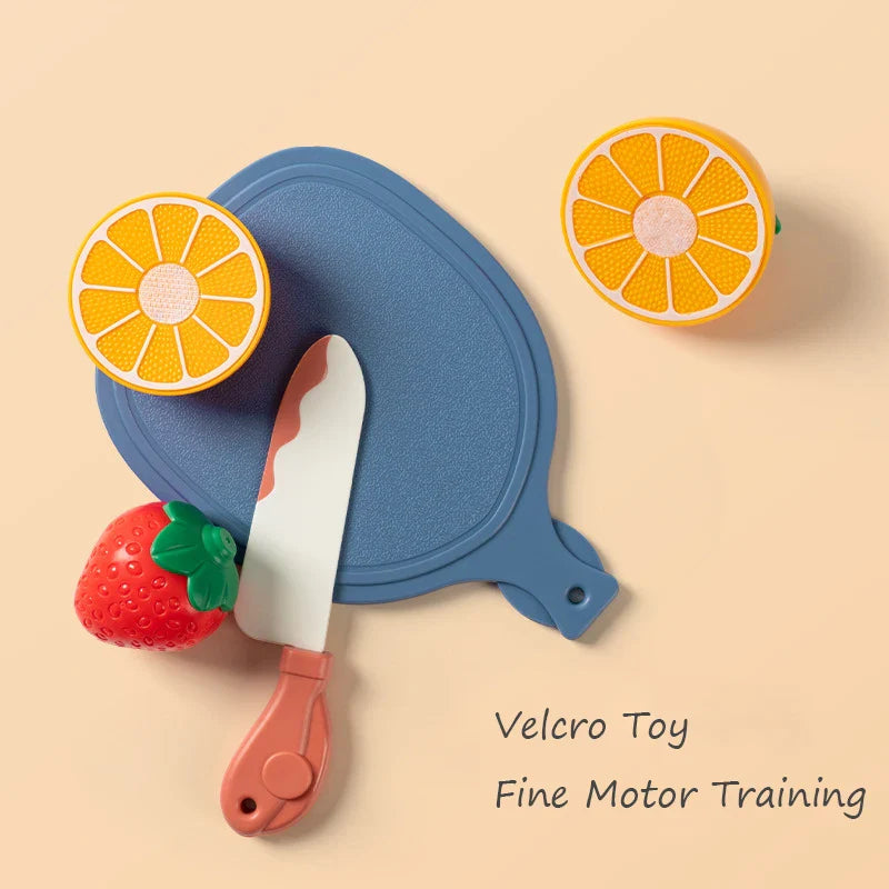 Kids Pretend Play Kitchen Set – Simulation Fruits and Vegetables Toys