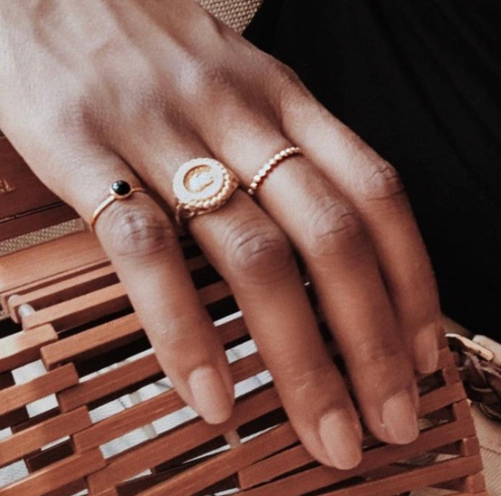 ONYX 5MM GEMSTONE RING