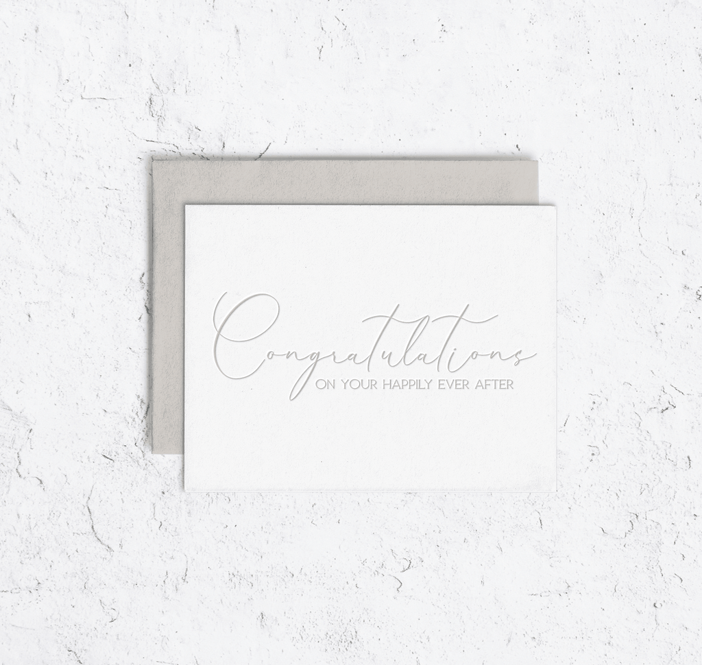 Congratulations Wedding Card Box Set of 10