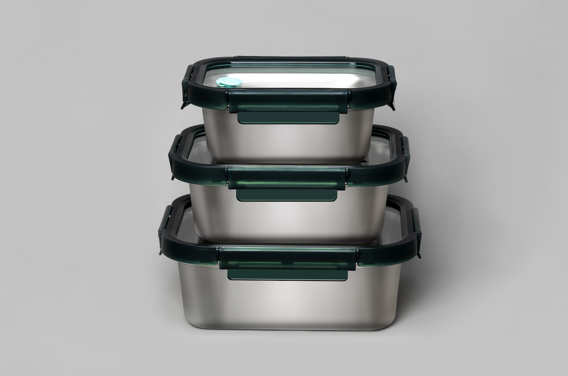 Multicolor Microwave Safe Stainless Steel Set