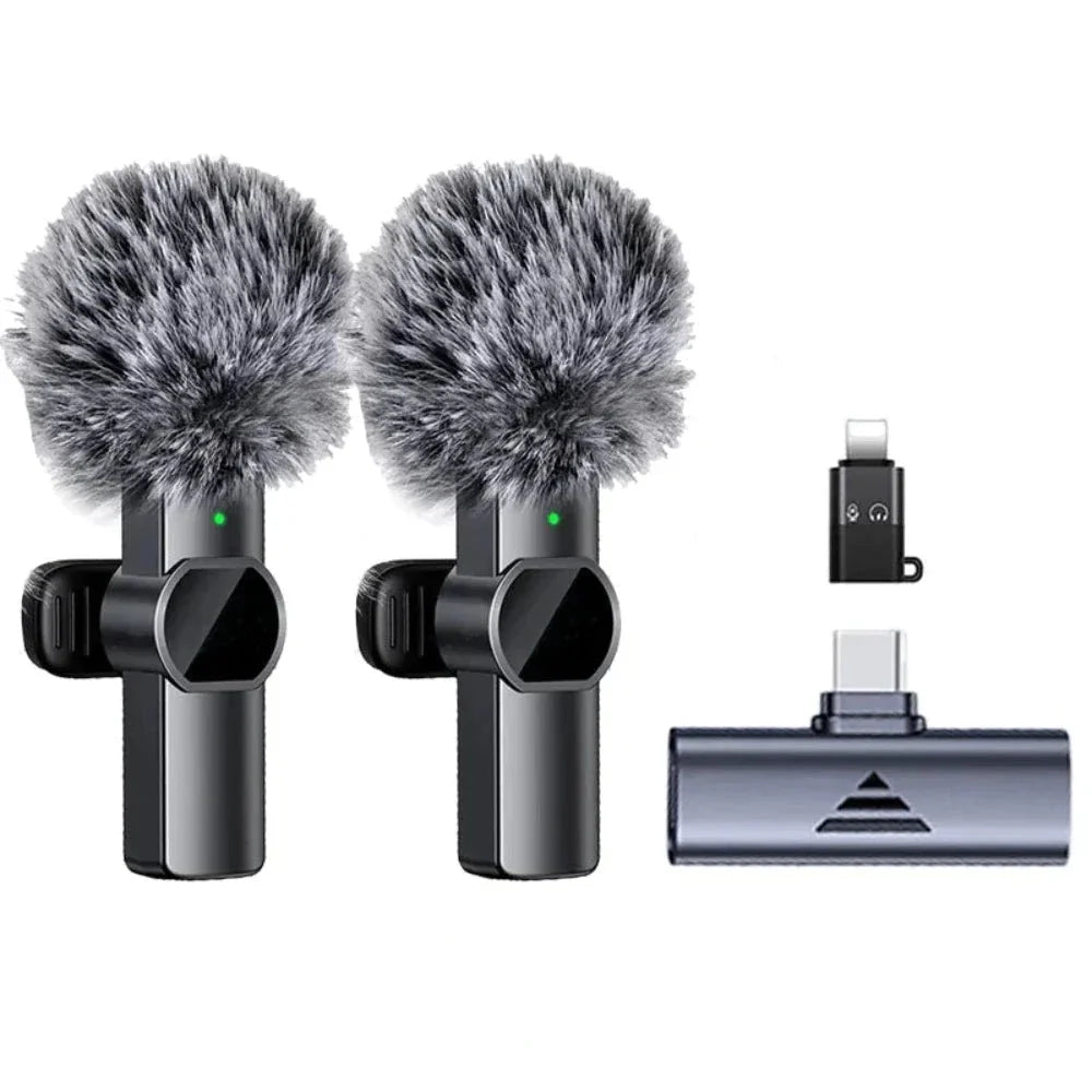 Noise Reduction Microphone for Mobile Phone 2 Mics Set ( Buy 1 Set, Get 2 Set Free)