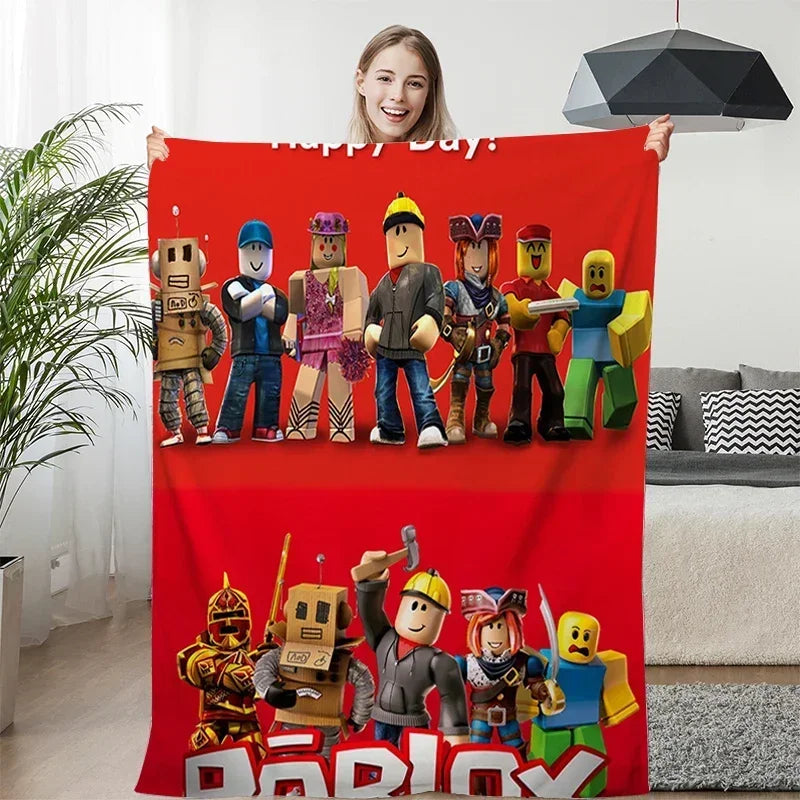 Roblox Game Winter Sofa Blanket