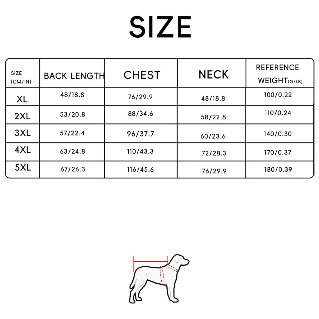 Fleece Winter Coat for Large Dogs — Warm Adjustable Jumper for Labs, Retrievers & Large Breeds | XL–5XL
