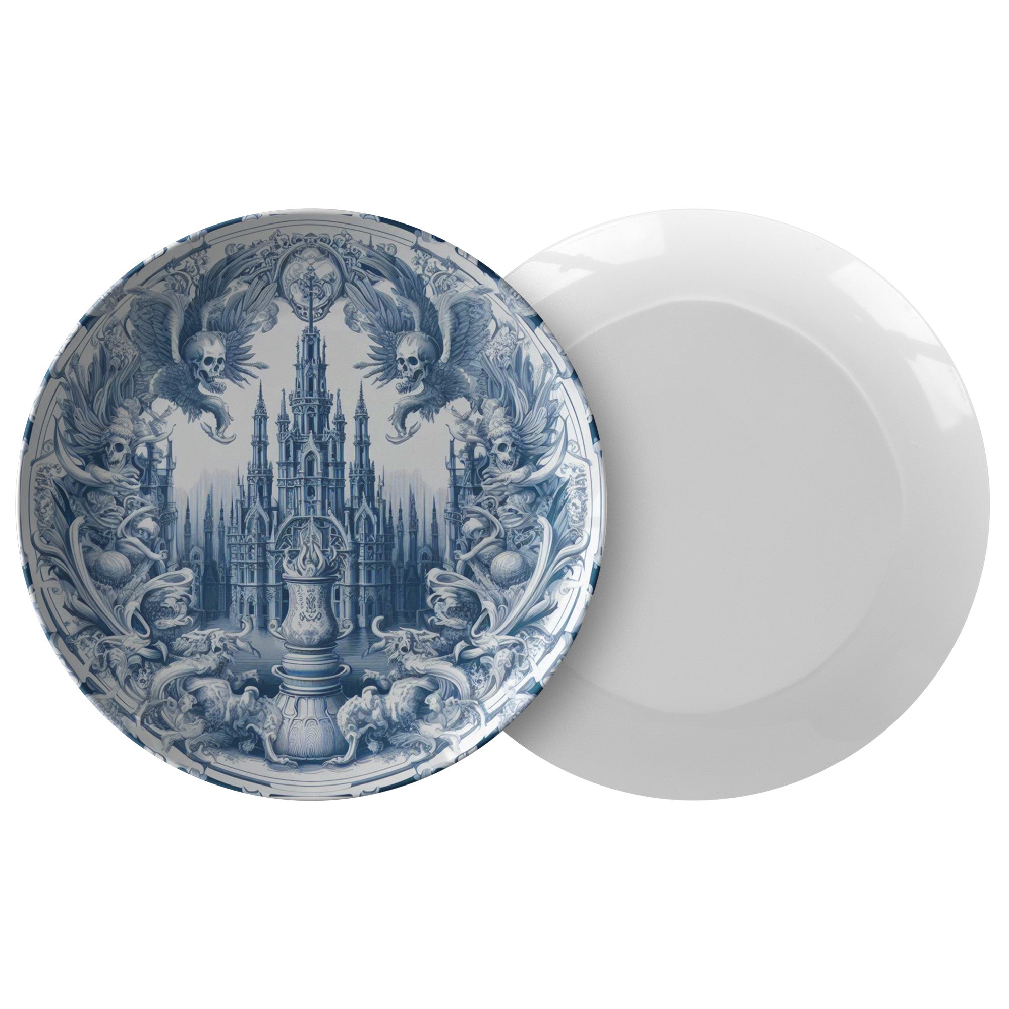 Skull and Spire 10" Dinner Plates