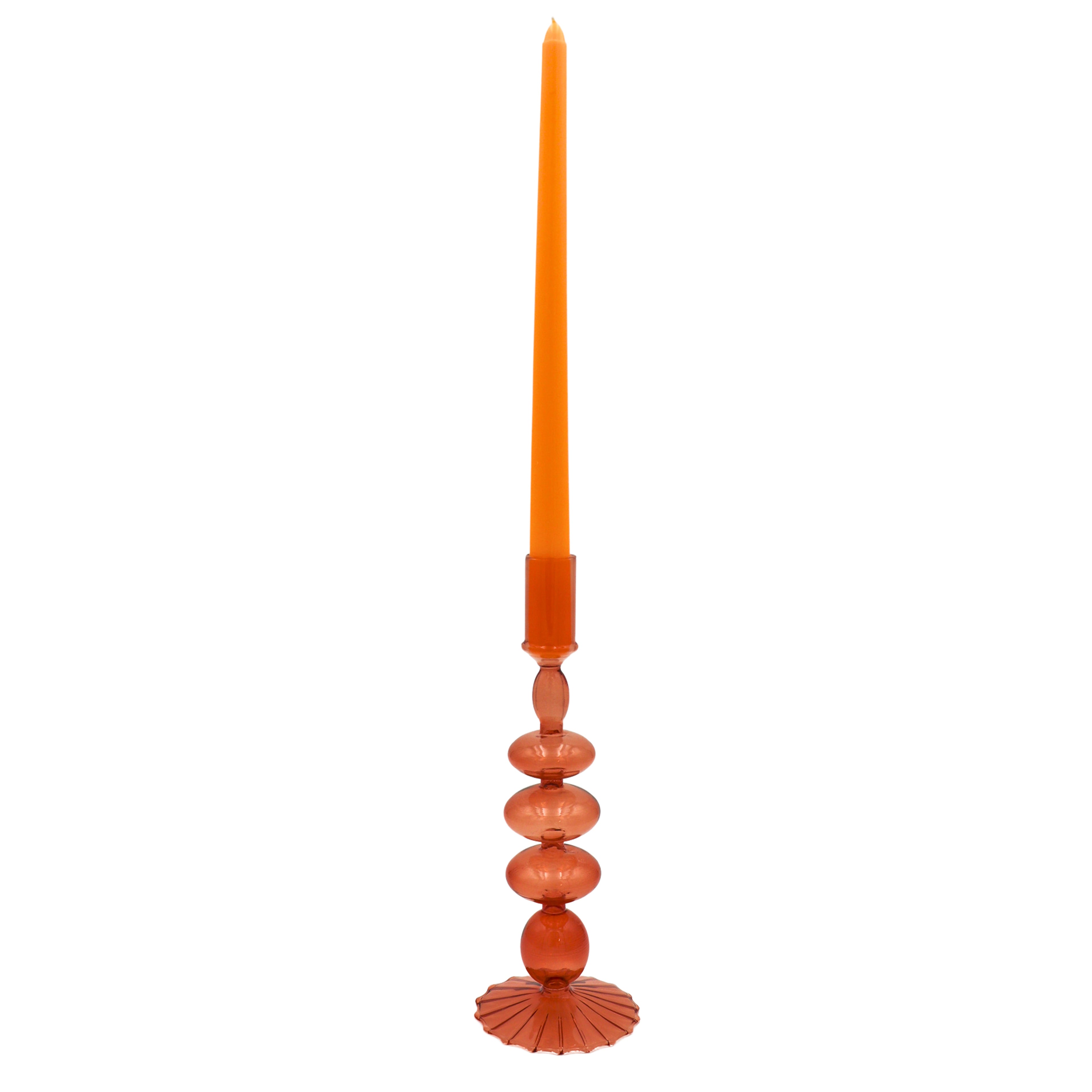 Extra Tall Warm Pumkin Spice Taper Candle, 1 Case of 48 Packs (4 Candles per Pack)