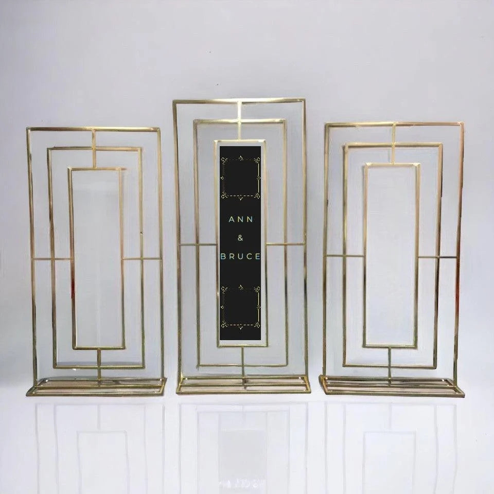 Square Wedding Party Decor Backdrop Stand