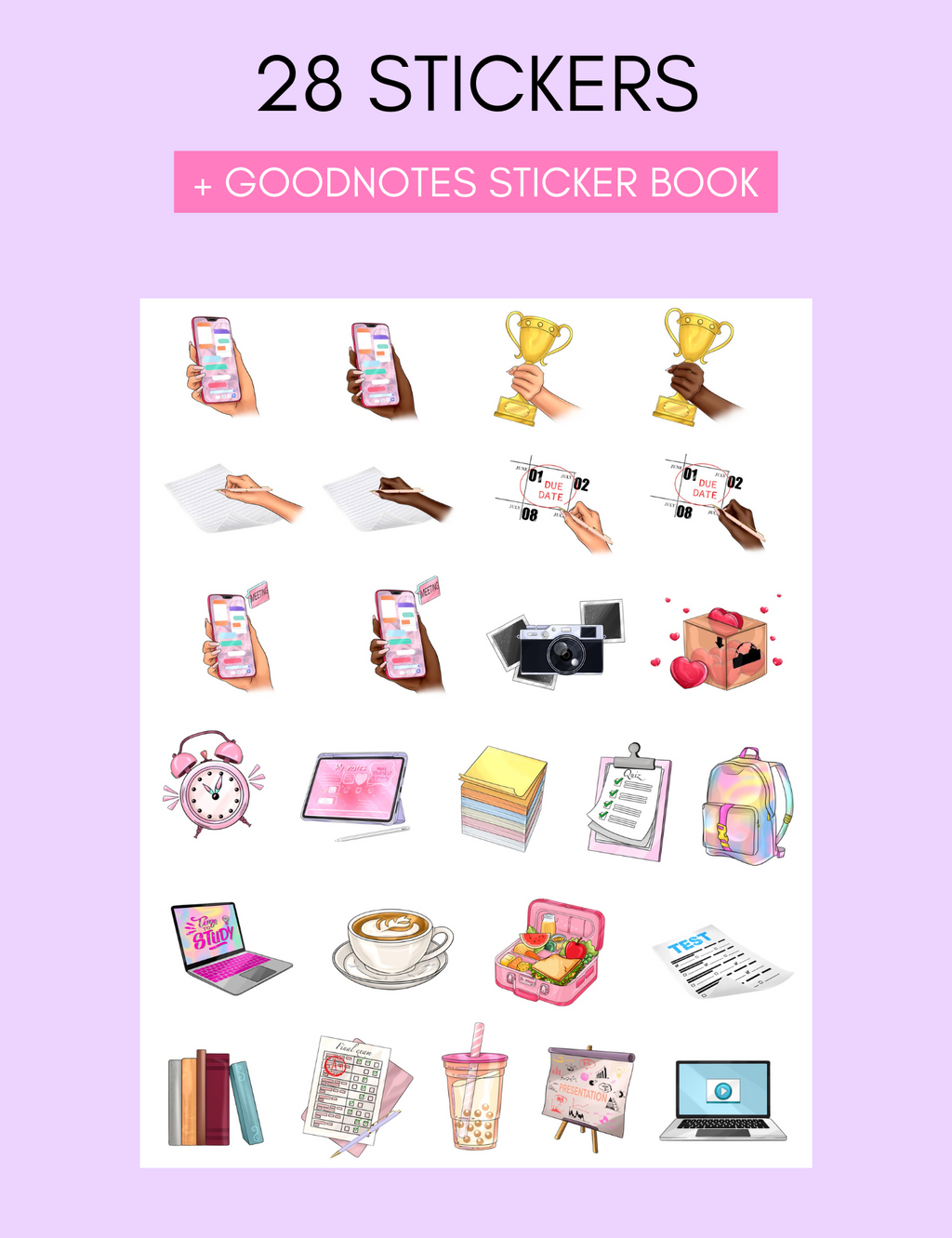 Digital Student Reminder Stickers