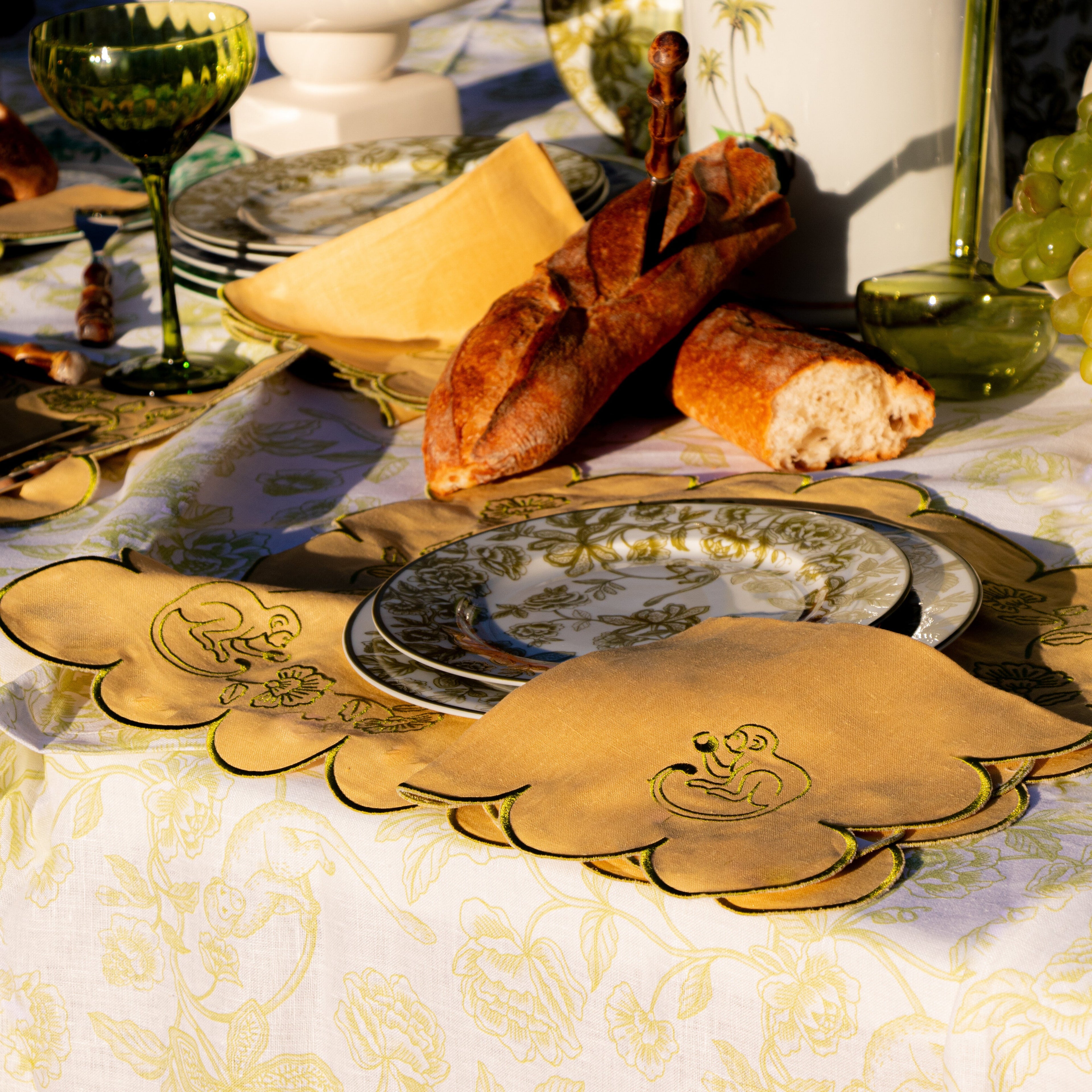 Sunlit Moss Napkin - Set of 4