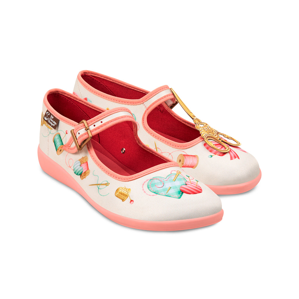 Chocolaticas® Tailor Made Women's Mary Jane Flat