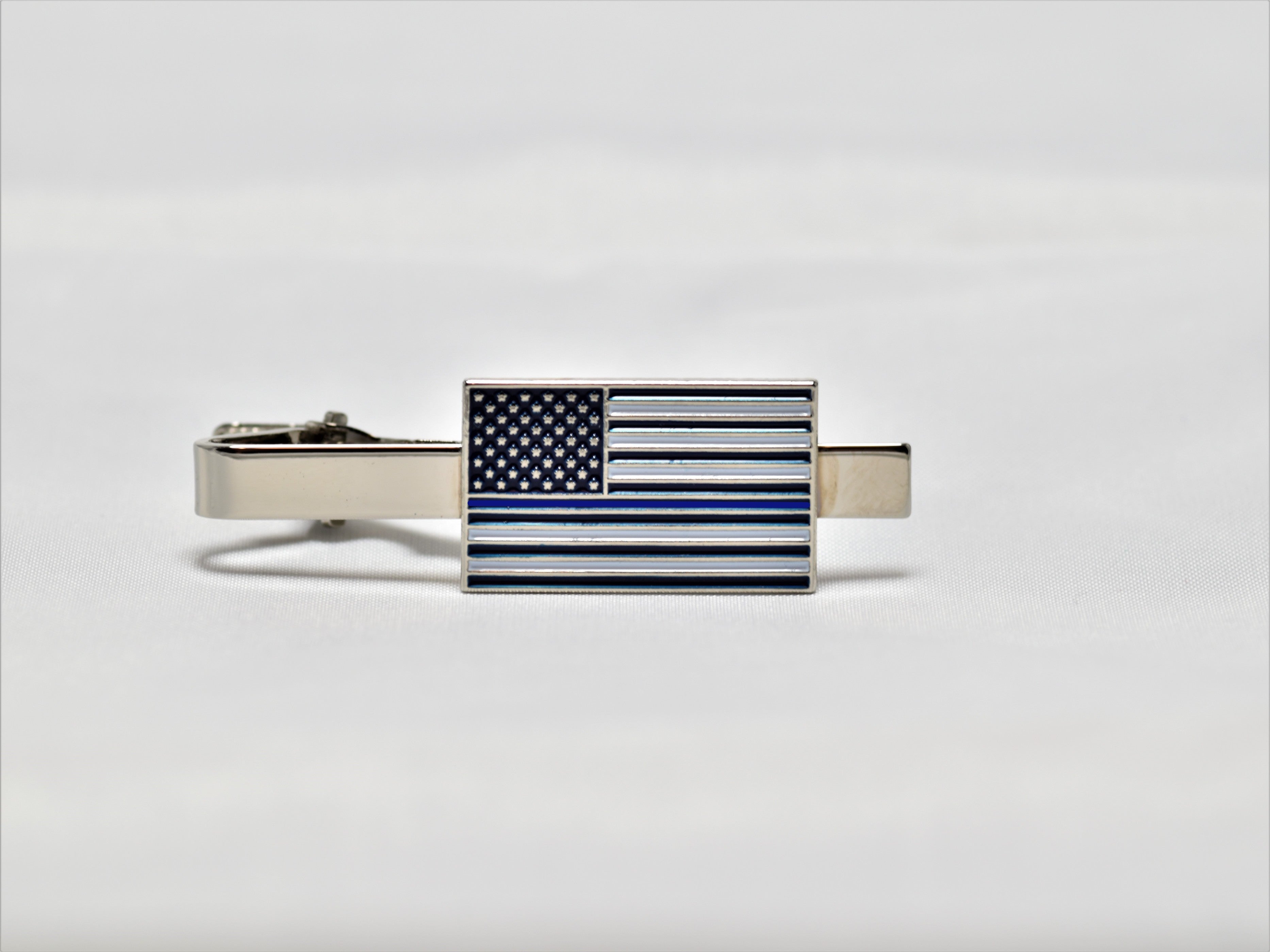 Thin Blue Line Flag Tie Clip