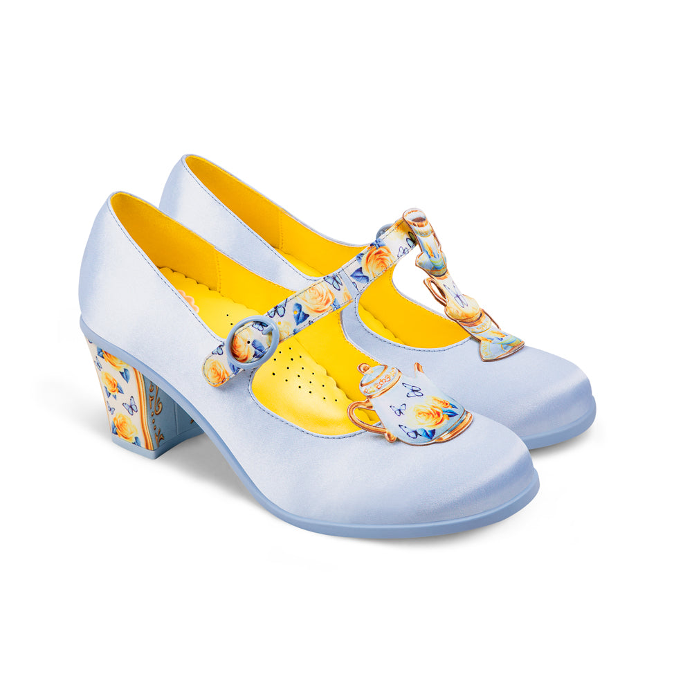 Chocolaticas® Mid Heels Tea Party Women's Mary Jane Pump