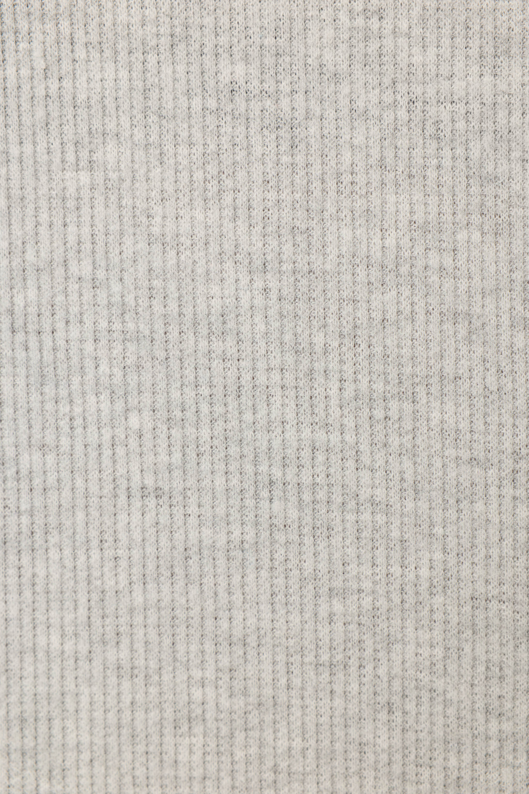 Textured Essentials Heather Grey Short Sleeve Top