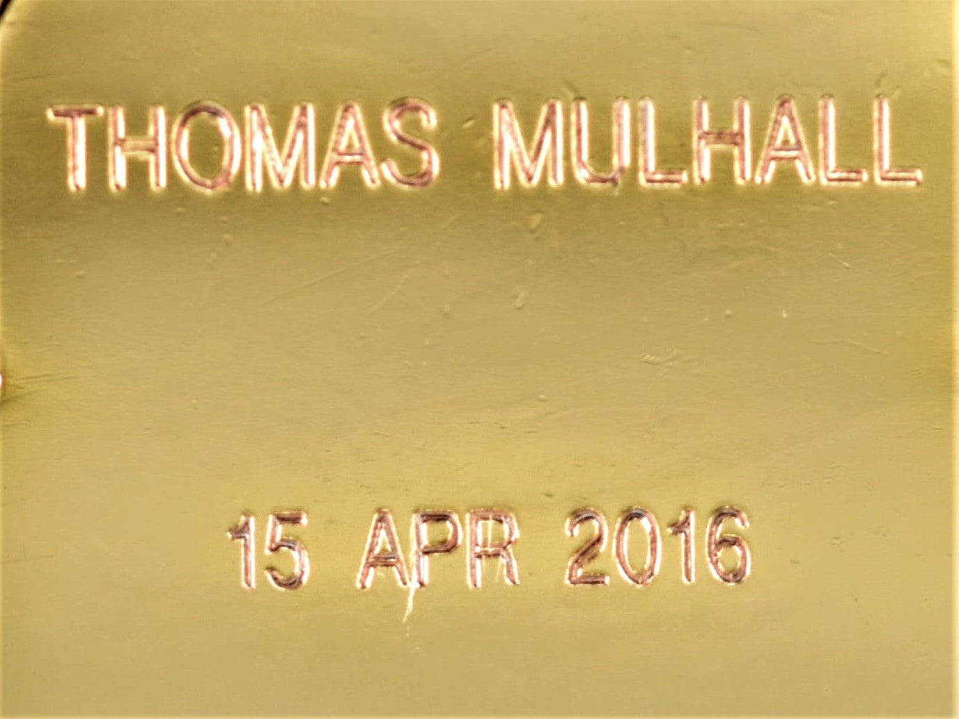 Engraving - Inscription (+$12)