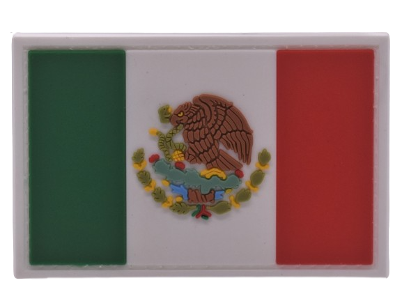 Mexican Flag PVC Patch