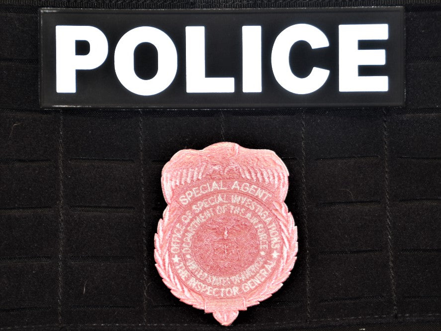 Pink OSI Badge Patch (Velcro Backed)