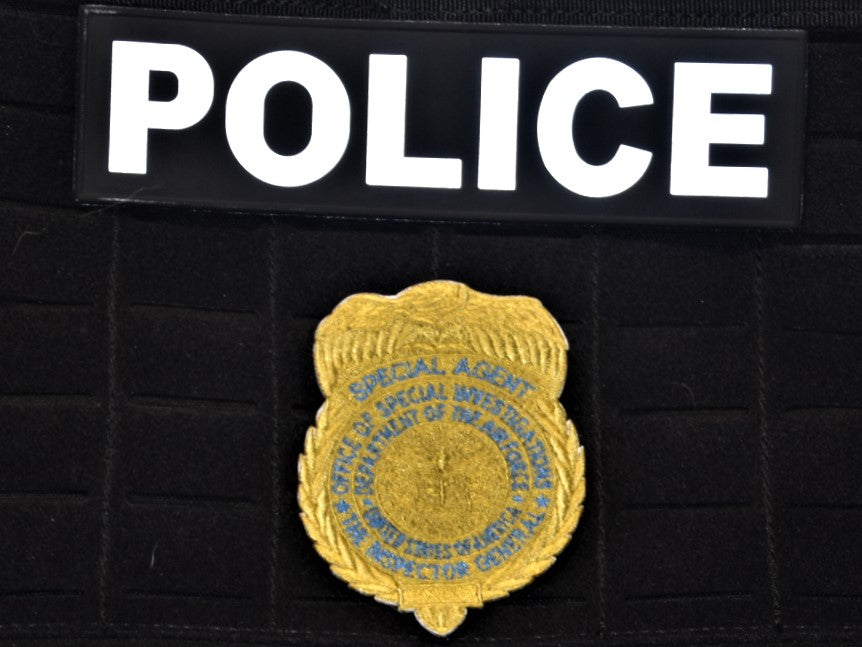 Gold OSI Badge Patch (Velcro Backed)