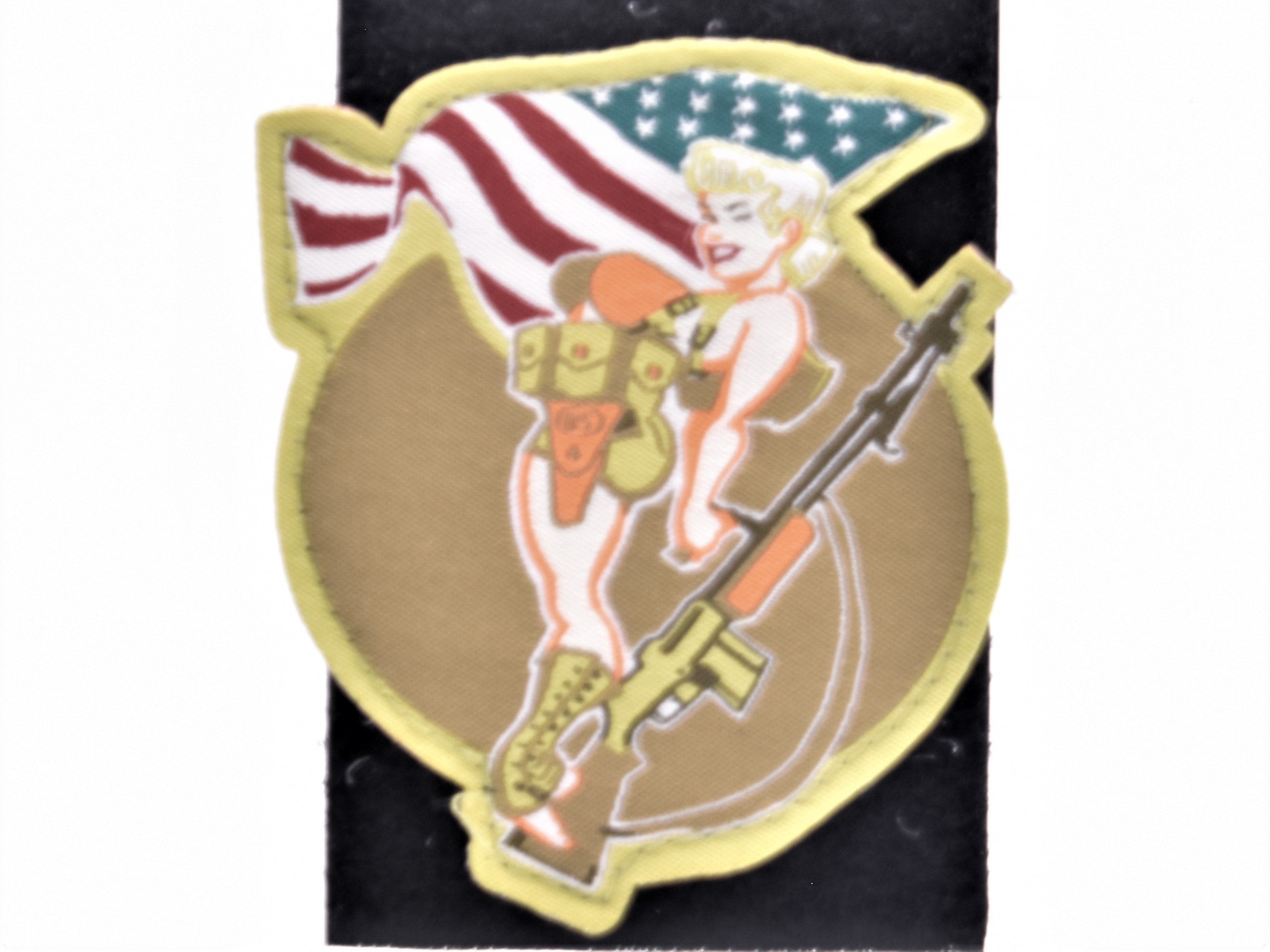 Pin Up Girl With Rifle