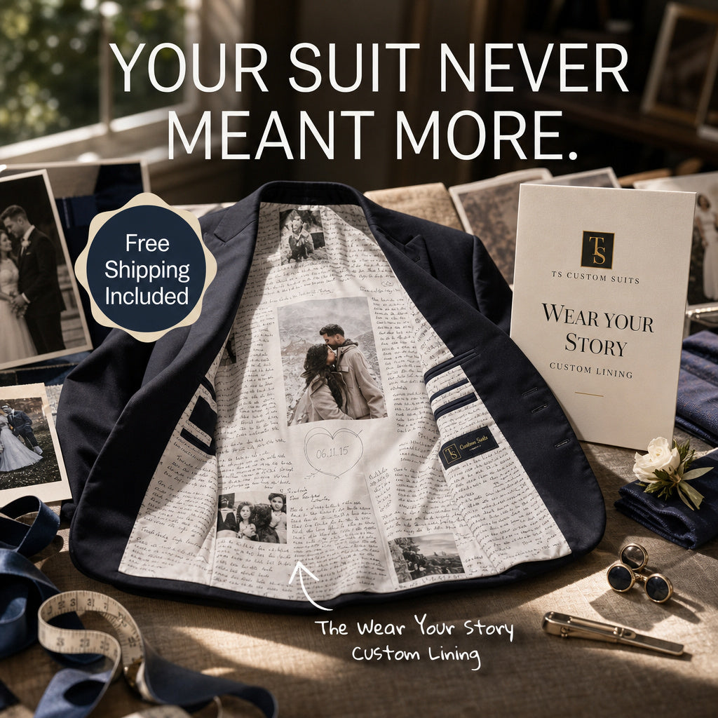 Custom Picture Collage Suit Lining