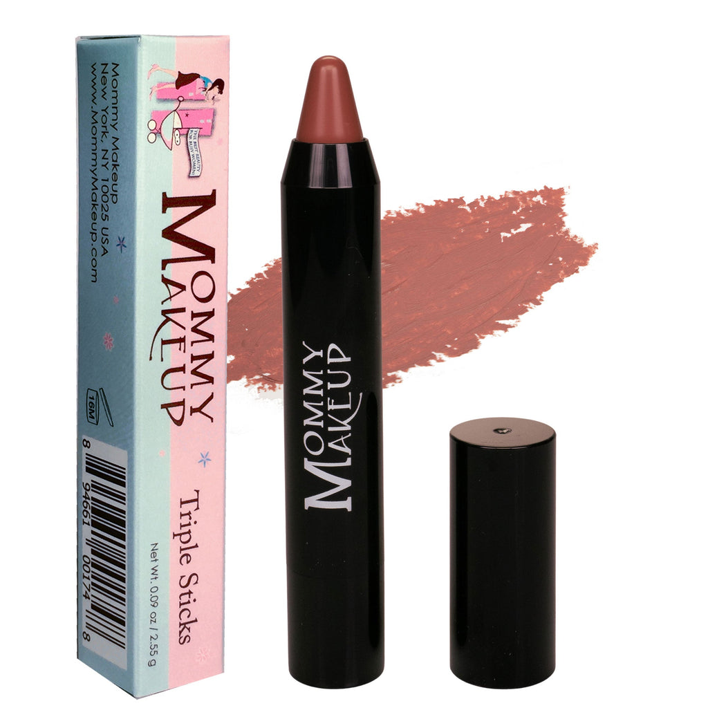 Triple Sticks Lipstick, Cream Blush, and Treatment in Ginger Spice