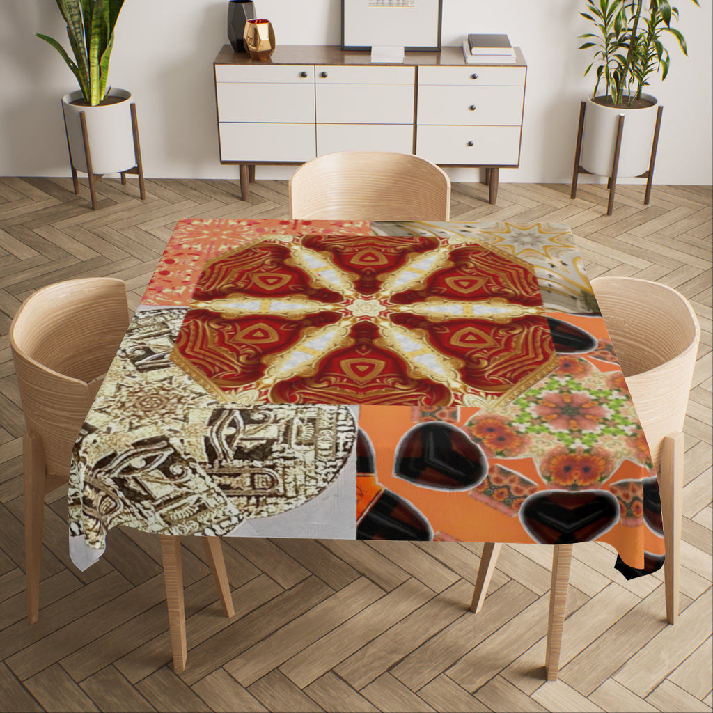 Heritage Revival Quilt Design Square Tablecloth - 2 sizes available