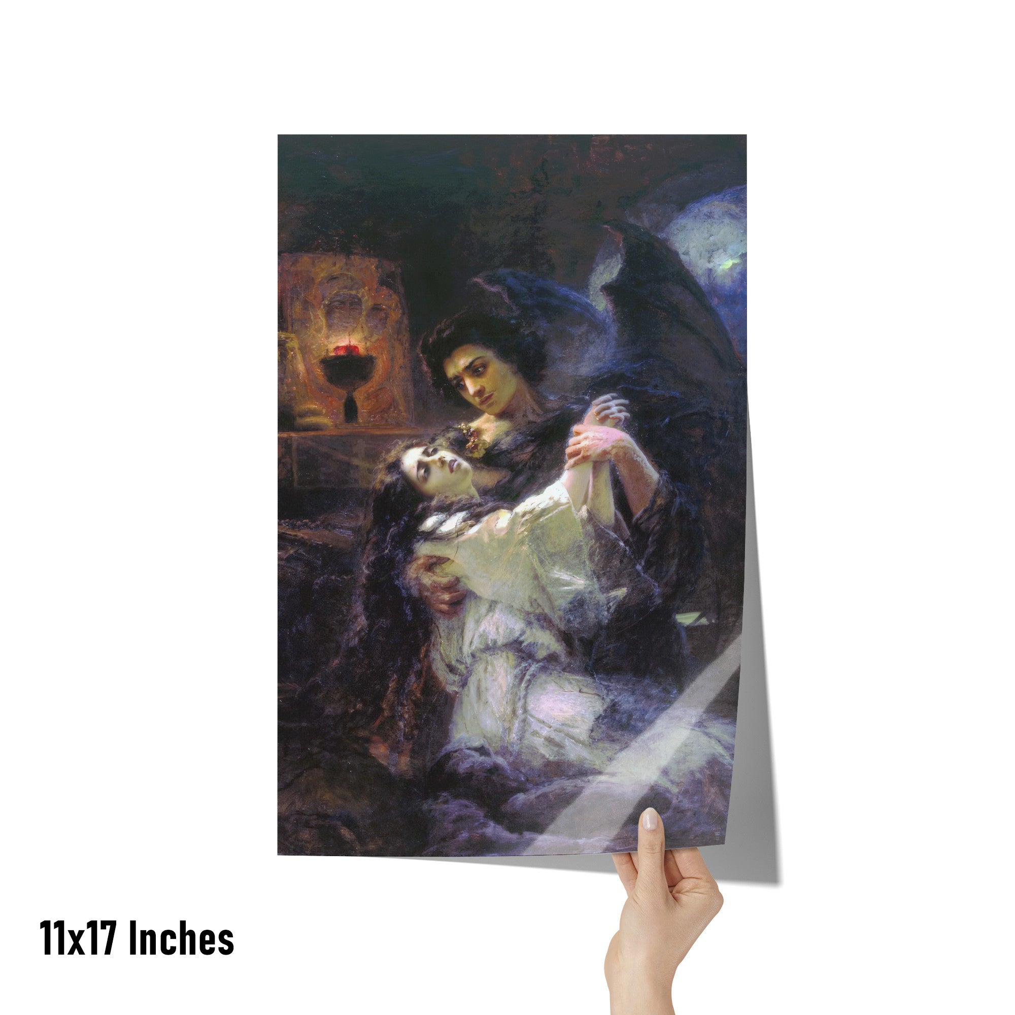"Tamara and the Demon" by Konstantin Makovsky Matte Poster