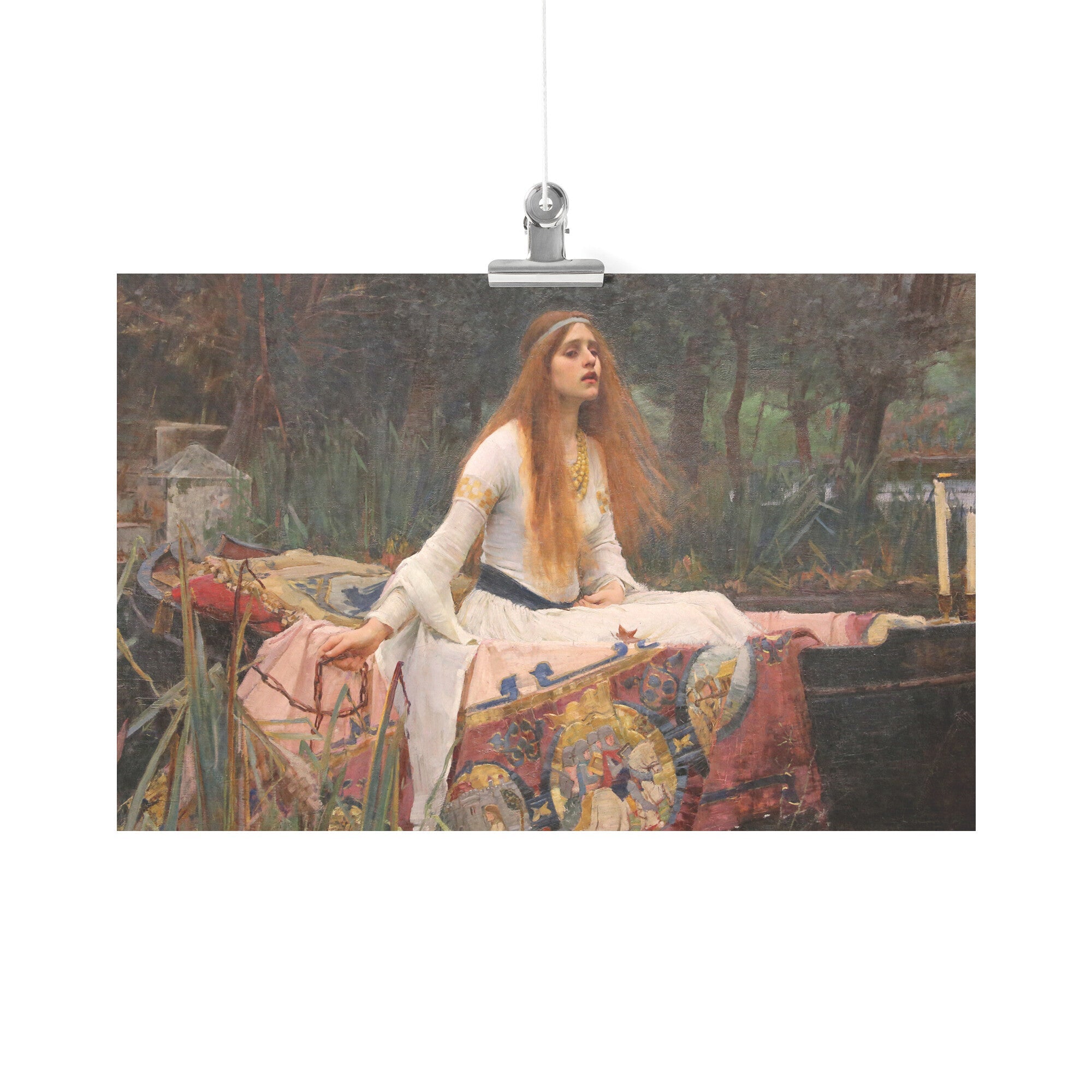 "The Lady of Shalott" by John William Waterhouse Matte Poster