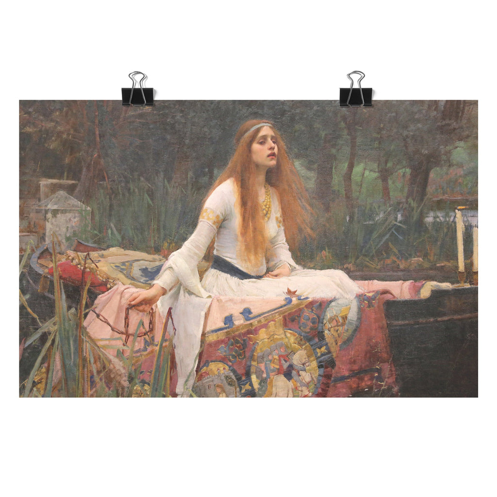 "The Lady of Shalott" by John William Waterhouse Matte Poster