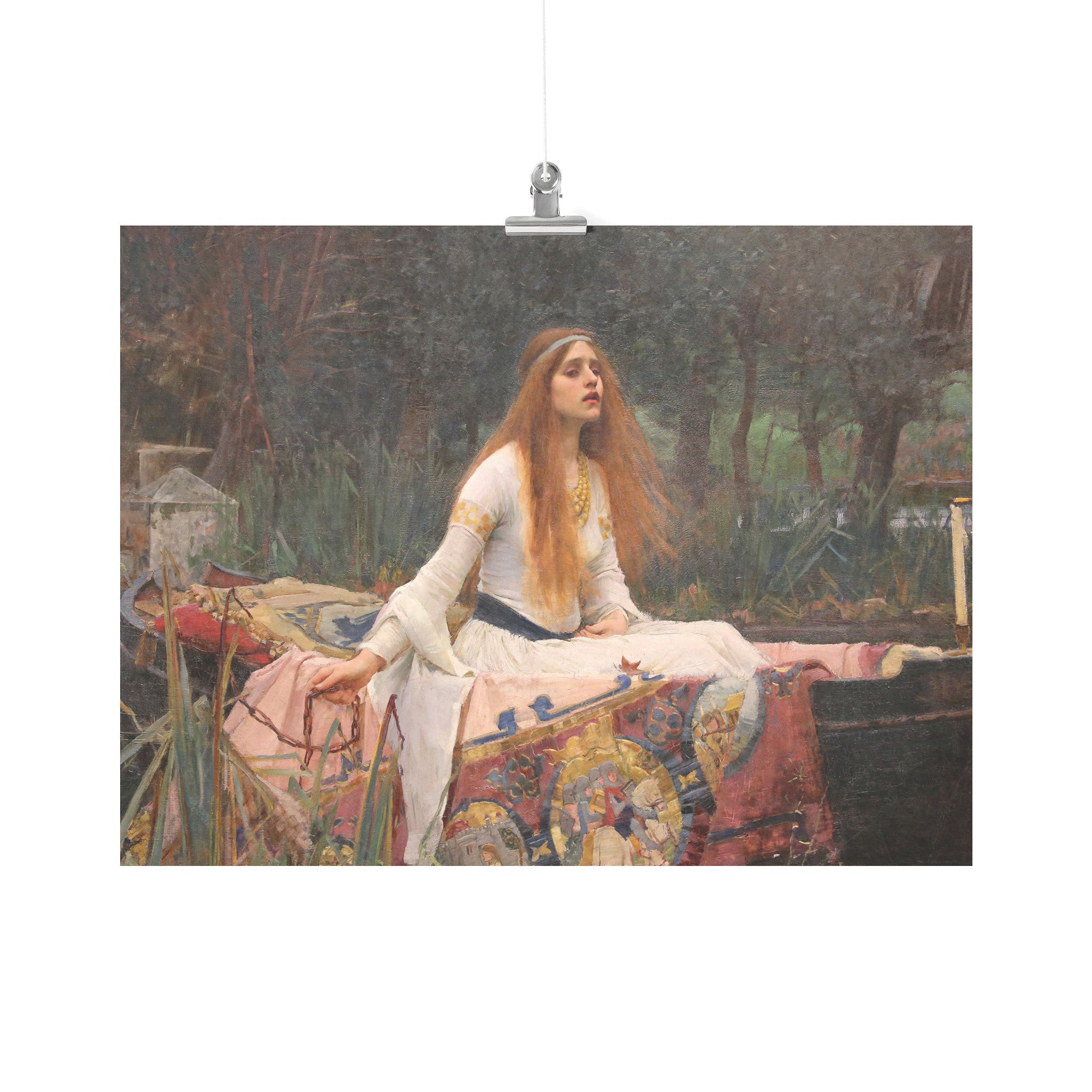 "The Lady of Shalott" by John William Waterhouse Matte Poster