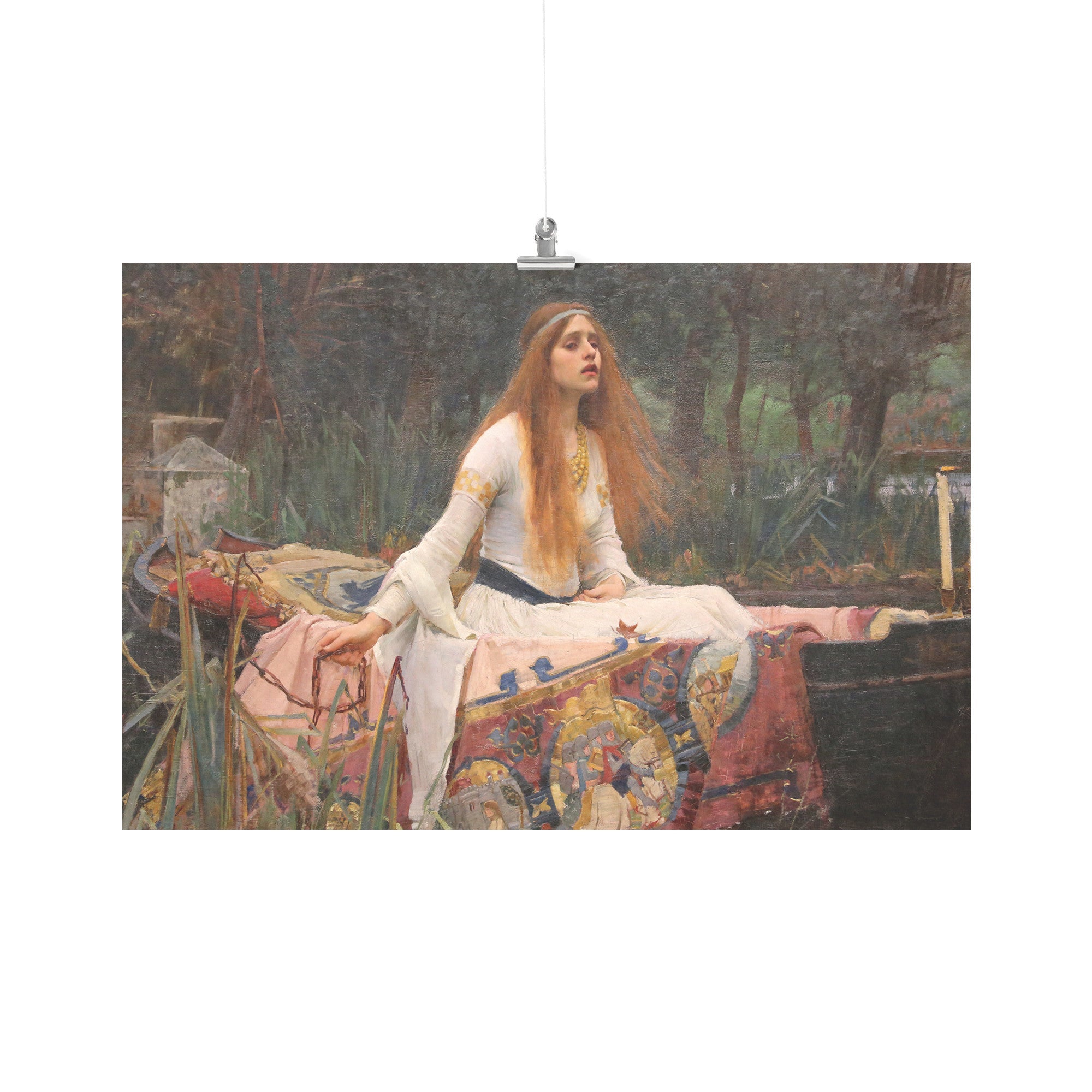"The Lady of Shalott" by John William Waterhouse Matte Poster