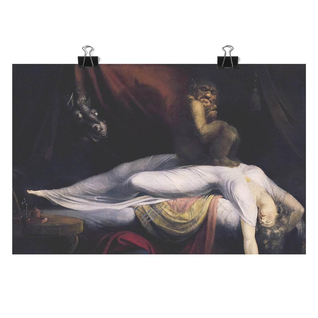 "The Nightmare" by John H. Fuseli Matte Poster