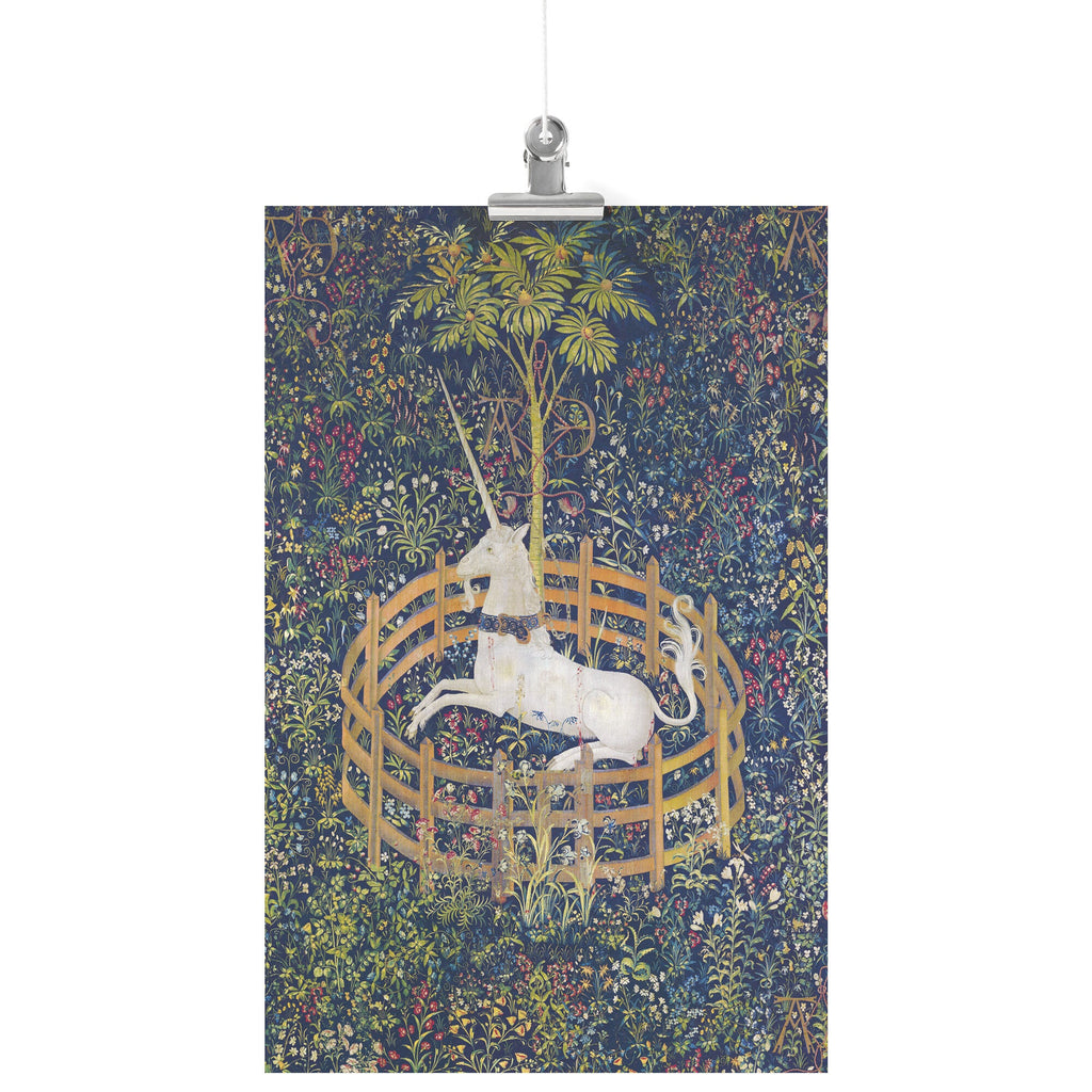"The Unicorn is in Captivity" Matte Poster