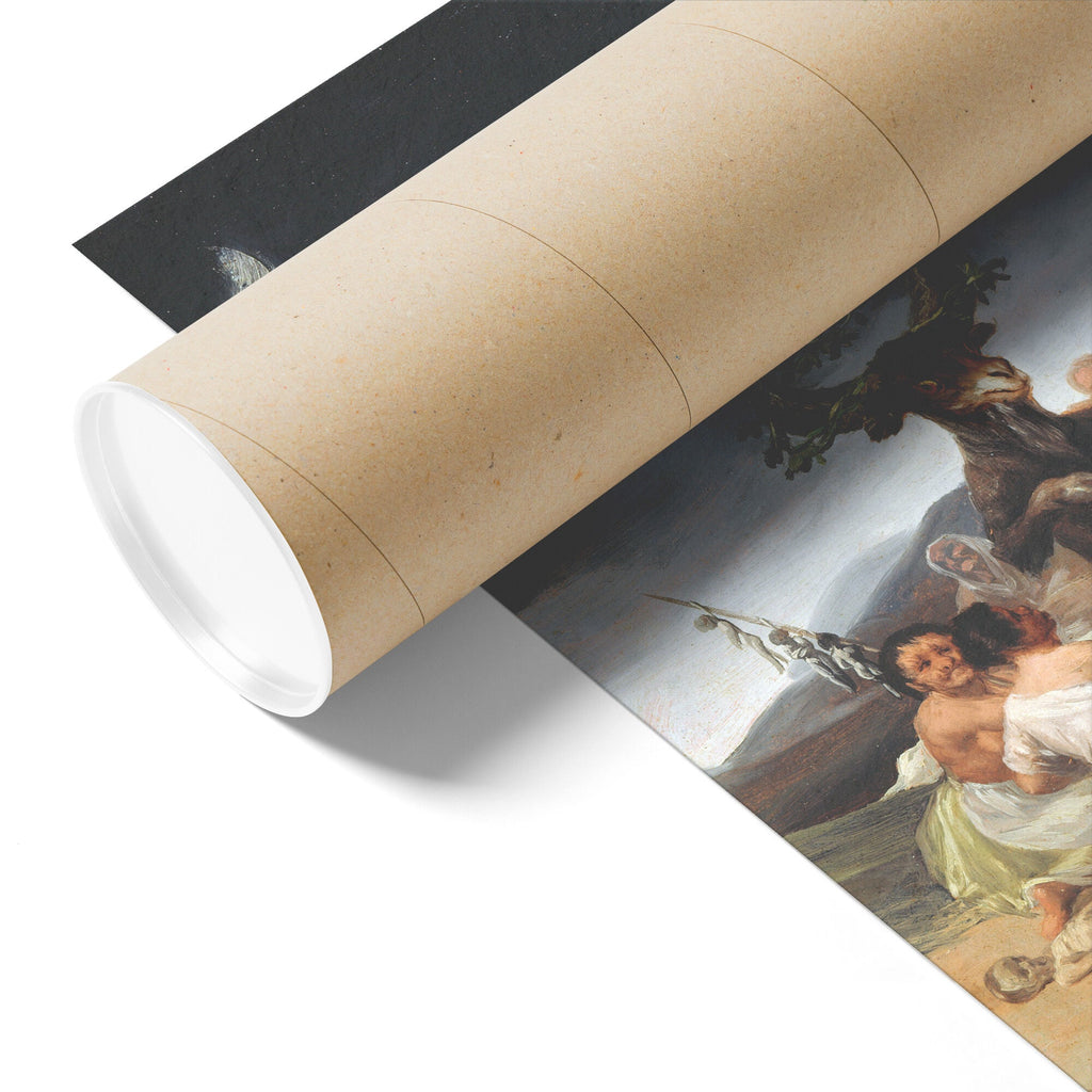 "Witches' Sabbath" (El Aquelarre) by Francisco Goya Matte Poster