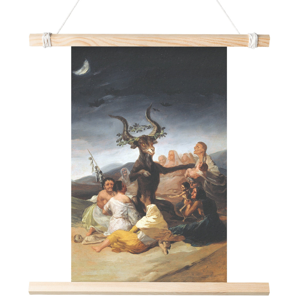 "Witches' Sabbath" (El Aquelarre) by Francisco Goya Matte Poster