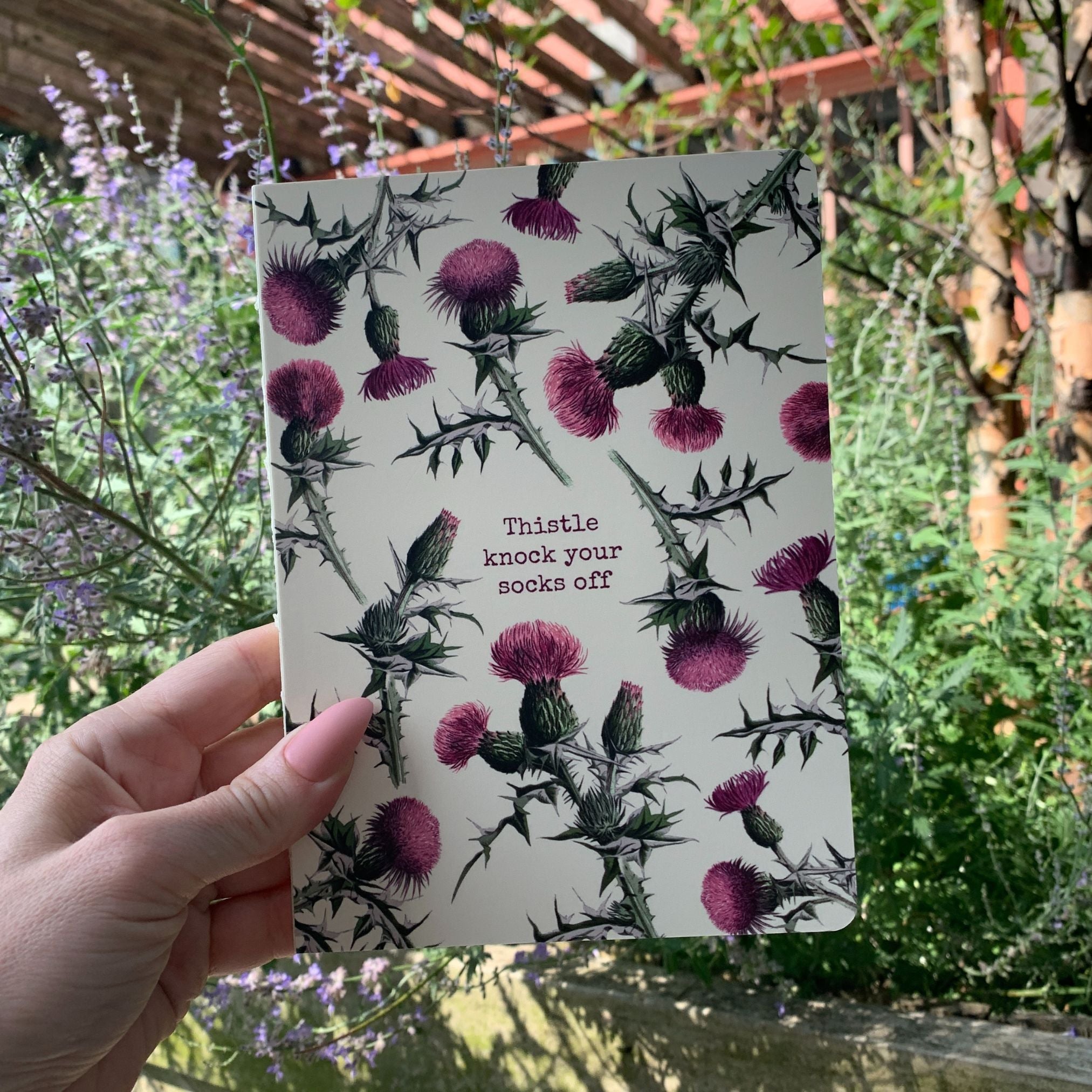 Thistle Bundle | Knock Your Socks Off Journal & Be a Beautiful Day Towel