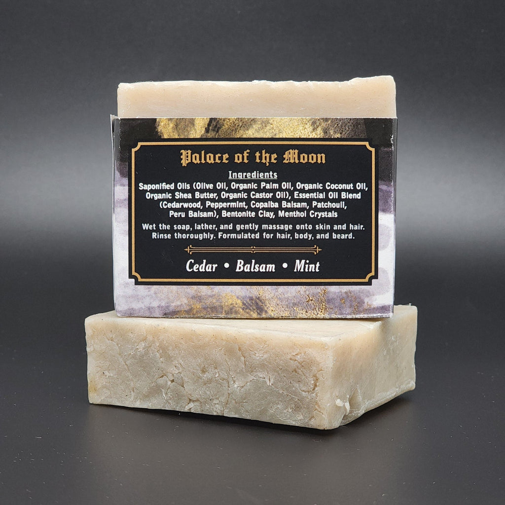 "Palace of the Moon" Handmade Vegan Bar Soap for Hair, Body and Beard