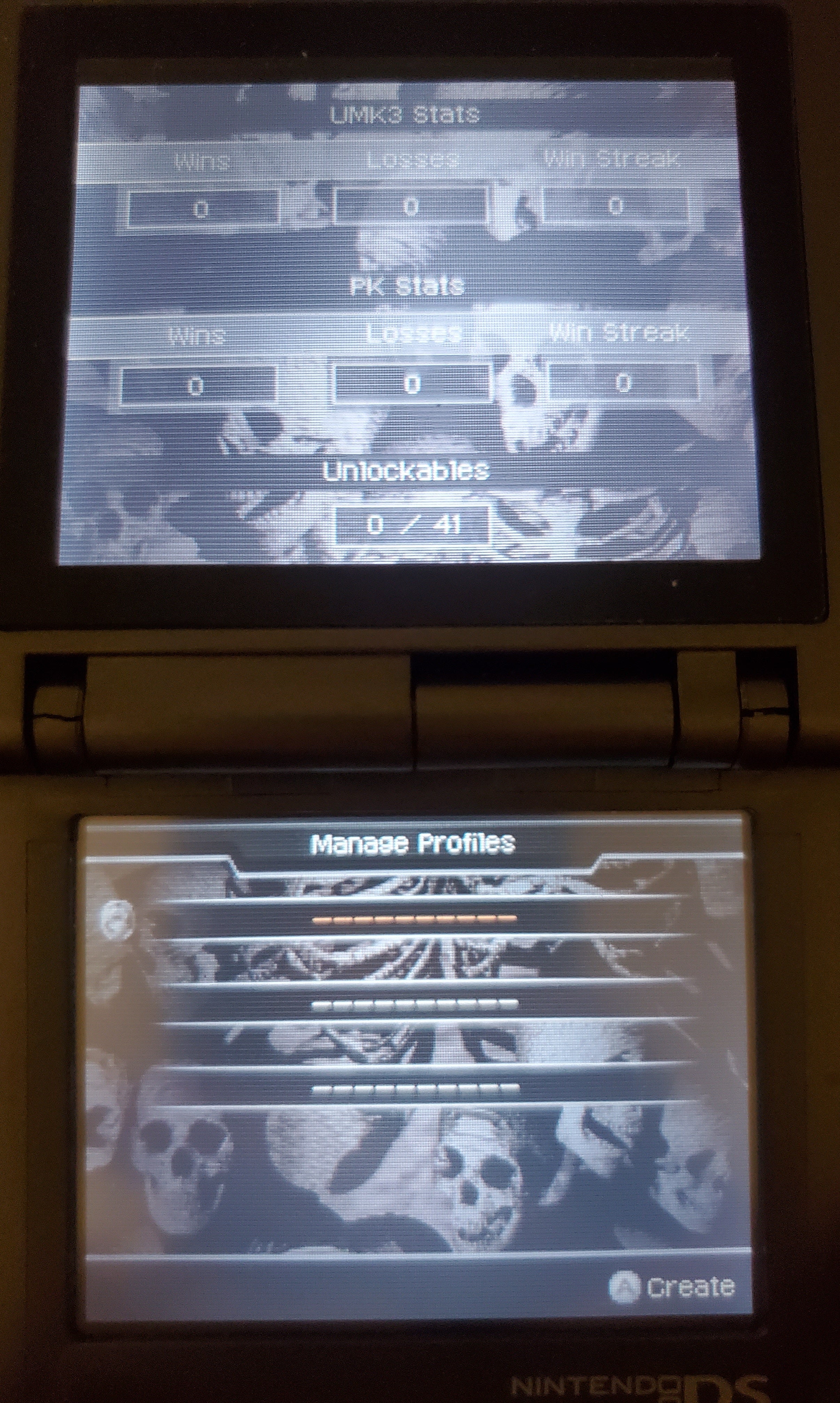 Ultimate Mortal Kombat Video Game Nintendo DS
